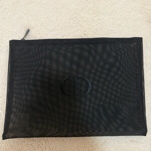 Dior Black Mesh Pouch